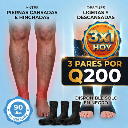 Calcetines de Compresión | Promoción Especial para Piernas Cansadas e Hinchadas